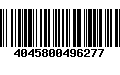 Código de Barras 4045800496277