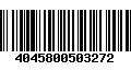 Código de Barras 4045800503272