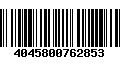 Código de Barras 4045800762853