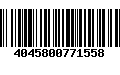 Código de Barras 4045800771558