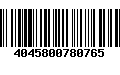 Código de Barras 4045800780765