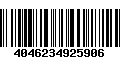 Código de Barras 4046234925906