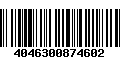 Código de Barras 4046300874602