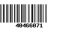 Código de Barras 40466071