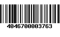 Código de Barras 4046700003763