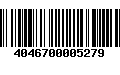 Código de Barras 4046700005279