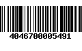 Código de Barras 4046700005491