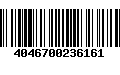 Código de Barras 4046700236161