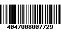 Código de Barras 4047008007729