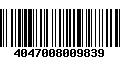 Código de Barras 4047008009839