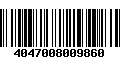 Código de Barras 4047008009860