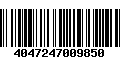 Código de Barras 4047247009850