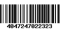 Código de Barras 4047247022323