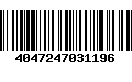 Código de Barras 4047247031196