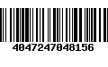 Código de Barras 4047247048156