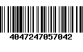 Código de Barras 4047247057042