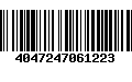 Código de Barras 4047247061223