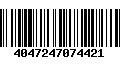 Código de Barras 4047247074421