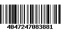 Código de Barras 4047247083881