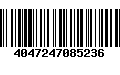 Código de Barras 4047247085236