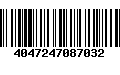 Código de Barras 4047247087032