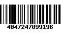 Código de Barras 4047247099196