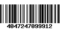 Código de Barras 4047247099912