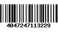 Código de Barras 4047247113229