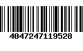 Código de Barras 4047247119528