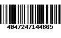 Código de Barras 4047247144865