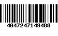 Código de Barras 4047247149488