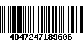 Código de Barras 4047247189606