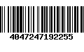 Código de Barras 4047247192255