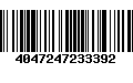 Código de Barras 4047247233392