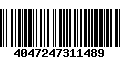 Código de Barras 4047247311489