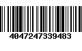 Código de Barras 4047247339483