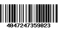 Código de Barras 4047247359023