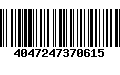 Código de Barras 4047247370615