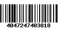 Código de Barras 4047247403818