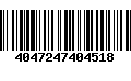 Código de Barras 4047247404518