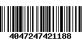 Código de Barras 4047247421188