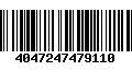 Código de Barras 4047247479110