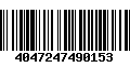 Código de Barras 4047247490153