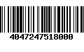 Código de Barras 4047247518000