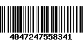 Código de Barras 4047247558341