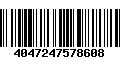 Código de Barras 4047247578608