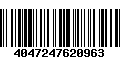 Código de Barras 4047247620963