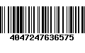 Código de Barras 4047247636575