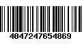 Código de Barras 4047247654869