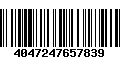 Código de Barras 4047247657839